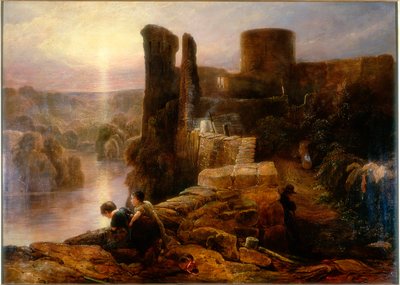 قلعة بارنارد ، مقاطعة دورهام ، c.1826 بواسطة توماس مايلز ريتشاردسون